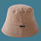 Casual Solid Color Wide Brim Fisherman Hat