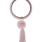 Big Circle Tassel Bracelet Keychain