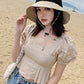 Stylish Vacation Bow-Embellished Splicing Fisherman Hat