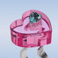 Double Layer Heart Zircon Ring