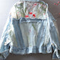 Retro Loose Hollow Hole Embroidered Denim Jacket