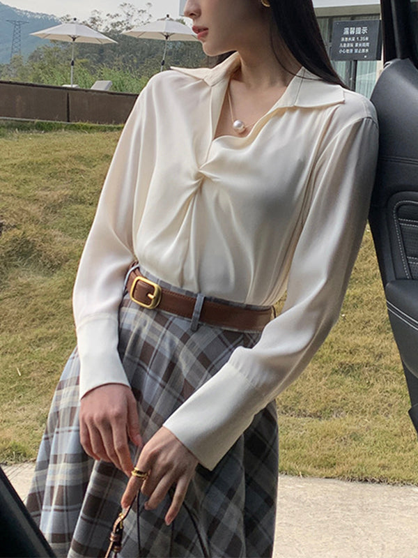 Fashion V-neck Shirt Top