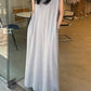 Open Back Slit Sleeveless Casual T-Shirt Dress