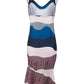 Low-cut Suspenders V-neck Ruffled Hip Wrap Dress
