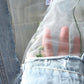 Retro Loose Hollow Hole Embroidered Denim Jacket