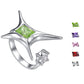 Original Irregular Star Shape Open Ring