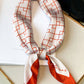 Original Geometry Printed Hair Band&Silk Scarf