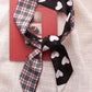 Original Flower&Letter Print Hair Band&Silk Scarf