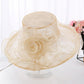 Vacation Lace Embroidered Breathable Sun-Protection Bucket Hat