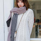 Both-side Warm Tasseled Super Long Scarf