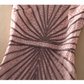 Pink Plus Size High Quality Half Sleeve Mesh Embroidery Dress