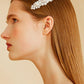 Faux Pearl Hair Clip Beaded Metal Slide In Hair Clip