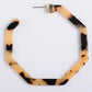 Leopard Geometry Acrylic Eardrop