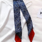 Cashew Flowers Contrast Colors Silk Scarf