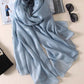 Casual Solid Color Keep Warm Sun Protection Silk Shawl&Scarf