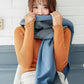 Both-side Warm Tasseled Super Long Scarf