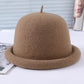 Simple Casual 9 Colors Lamb Wool Fisherman Hat