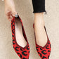 Trendy Original Leopard woven Flat Shoes