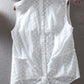 Fashion Loose Cotton V Neck Sleeveless Shirt Top