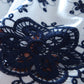 Vintage Embroidered A-Line Loose Ruffle Shirt Blouse
