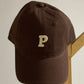 Sports Solid Color Letter Applique Baseball Cap