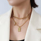 Fashion Solid Color Geometry Necklace Accessories
