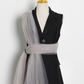 Mesh Stitching Irregular Vest Blazer