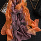 Original Floral Sun-Protection Silk Scarf