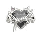 Original Adjustable Solid Color Heart Shape Ring
