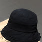 Leisure Solid Sun-Protection Denim Fringed Hat