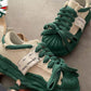 Platform Reverse Lace-Up Espadrilles