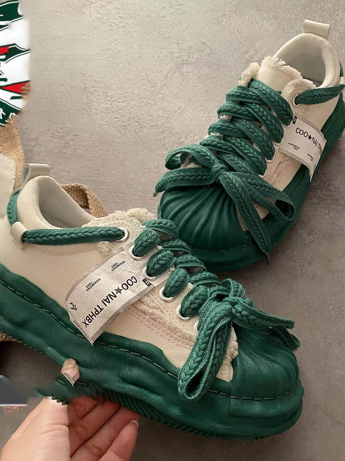 Platform Reverse Lace-Up Espadrilles