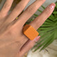 Original Stylish Resin 8 Colors Geometric Ring
