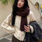 Stylish Simple 6 Colors Long Warm Wool Knitted Scarf