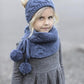 Two-piece Handmade Knitted Scarf&Hat Accessories
