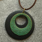Vintage Screw Thread Ring Necklace