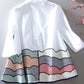 Original Loose Embroidered A-Line Cotton Shirt Blouse
