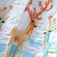 Trendy Embroidered Deer Shirt Top