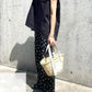 Embroidered Hollow Lace Large Lapel Cotton Sleeveless Shirt