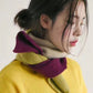 Original Contrast Colors Split-Joint Knitted Scarf