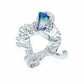 Original Stylish Irregular Geometry Gradient Crystal Ring