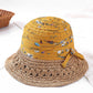 Leisure Print Sun-Protection Straw Hat