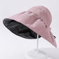 Casual Solid Color Hole Sun-Protection Hat