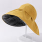 Casual Solid Color Hole Sun-Protection Hat