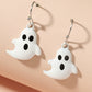 Halloween Pumpkin Spider Bat Earrings