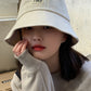 Stylish Applique Sun-Protection Large Wide Brim Hat