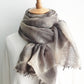 Vintage Tie-Dyed Fringed Scarf