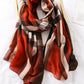 Vacation Boho Plaid Sunscreen Silk Scarf