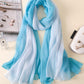 Original Gradient Split-Joint Shawl&Scarf