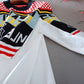 Fashion Loose Knit Stitching Contrast Color False Two-piece Set